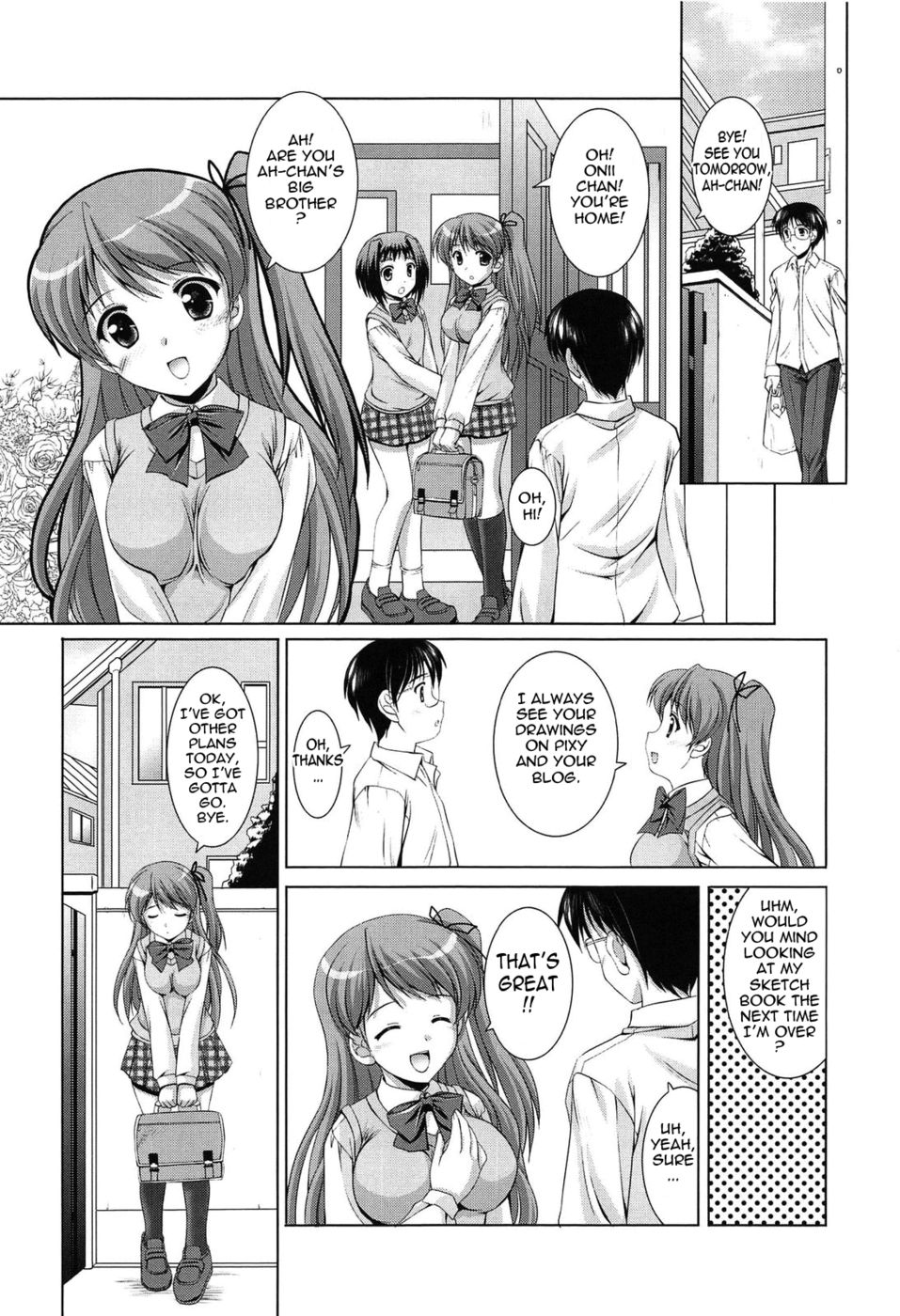 Hentai Manga Comic-Younger Girls Celebration-Chapter 4 - Don't You Like Big Ones?-1